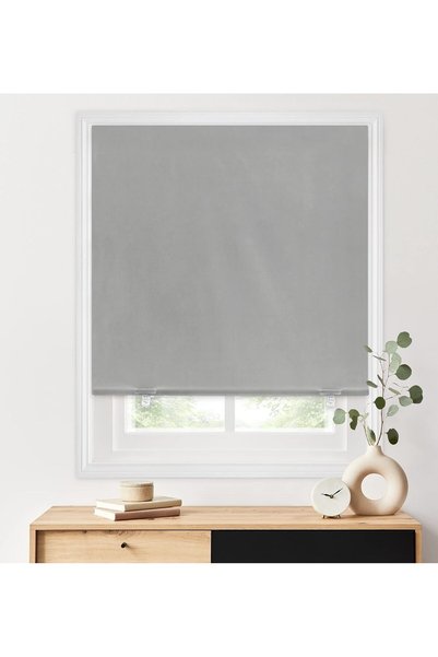 Generic 100% Blackout Roller Shades, No Tools No Drill Cordless Blinds for Wi...