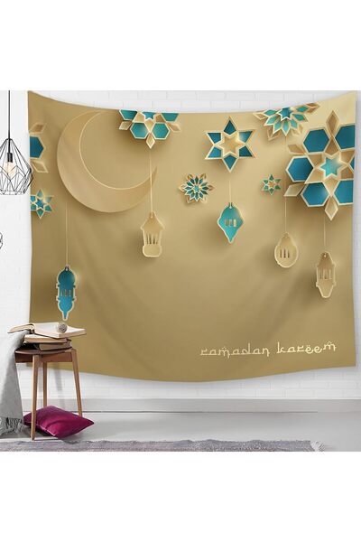Generic 78x60 Inches Ramadan Theme Background Decoration Tapestry, Wall Hangi...