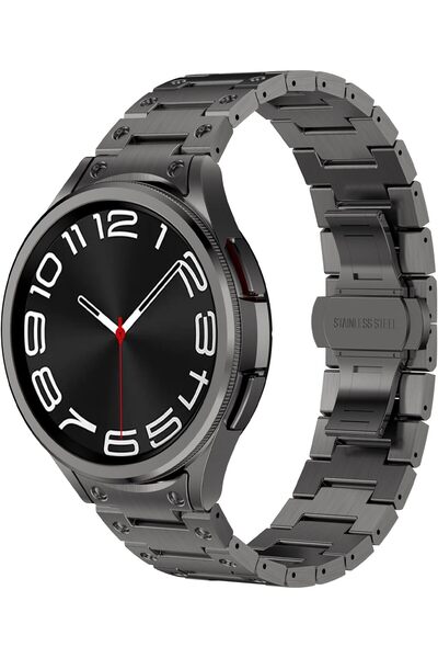 Generic Stainless Steel Watch Band Compatible with Samsung Galaxy Watch 6 Cla...
