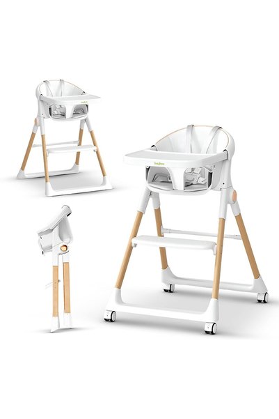 Generic Premium 3-in-1 Convertible Baby High Chair | Toddler Feeding Chair, D...