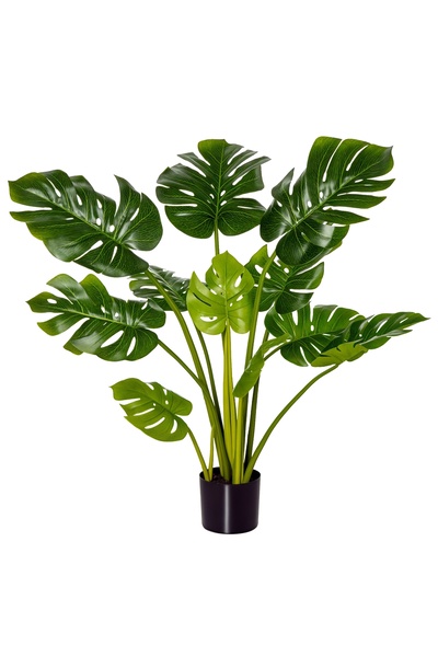 Generic Brand Plantă artificială Monstera de 110 cm în ghiveci, copac artific...