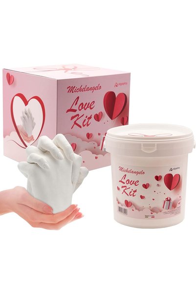 Generic Michelangelo Love Hand Casting Kit for Couples – Alginate, Casting Pl...