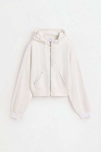 LEFTIES KADIN Zımba detaylı fermuarlı sweatshirt