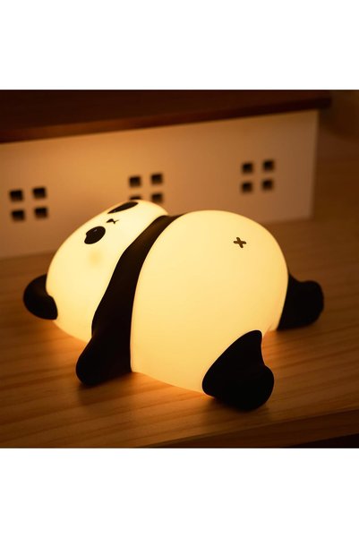 Generic Rechargeable Cute Panda Night Light, 3 Level Dimmable Nursery Nightli...