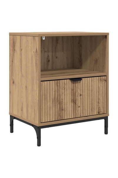 vidaxl Dulap de noapte stejar artizanal 49 x 36 x 61 cm Lemn prelucrat