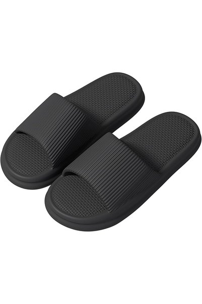 Generic شباشب للنساء والرجال، شباشب منزلية ناعمة للتدليك والاستحمام، سريعة ال...