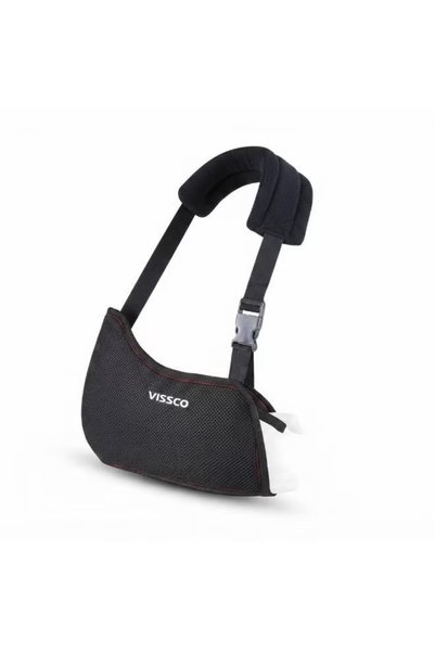 Health Mart VISSCO XL Shoulder Immobilizer Arm Sling with Thumb Holder Adjust...