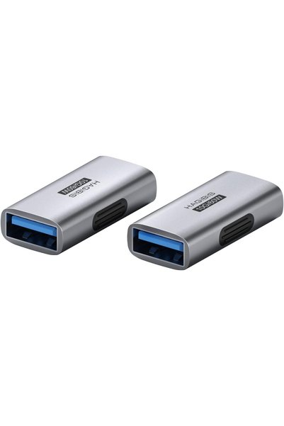 Hagibis USB 3.2 Adapter 2 Pack, 90 Degree Right and Left Angle USB A Male to ...