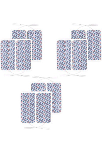 TensCare - Superior Large Electrode pads (3 packs of 4 pads) 50 x 100 mm