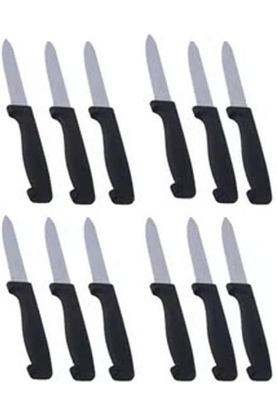Generic 12-Piece Knife Set (Black)