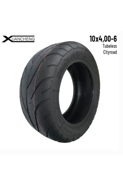 Xuancheng Anvelopă Trotinetă Electrică 10×4.00-6 Tubeless Cityroad – Confort,...