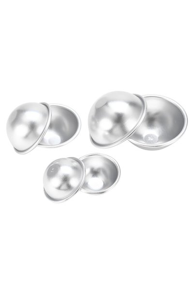 Noonedibs Matrițe de bombă de baie din aliaj de aluminiu lucrate manual, inst...