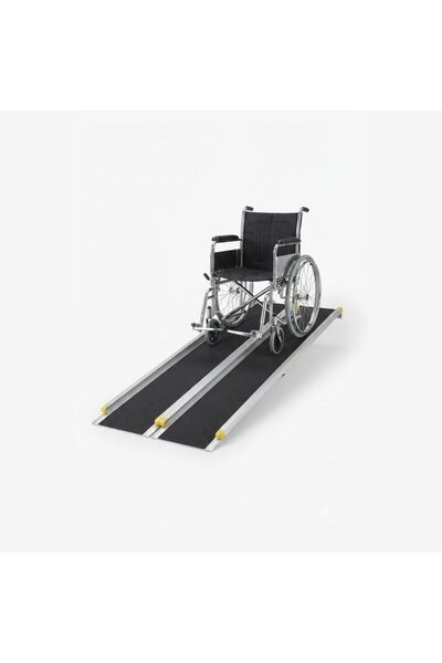 Health Mart | 6FT Foldable Aluminum Wheelchair Ramp | Heavy Duty Portable Acc...