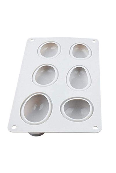 Noonedibs Matriță silicon sferă/oval, DIY săpun, ciocolată, tort, lut polimer...
