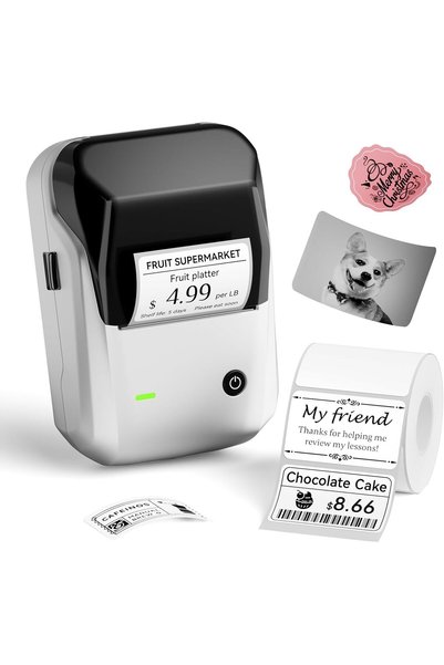 NiiMbot B1 Label Maker with Tapes, 2 Inch Portable Thermal Label Printer for ...