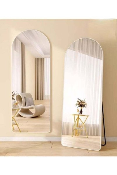Noon East Full Length 160x50 cm Arched Shape Mirror With Stand, Arched