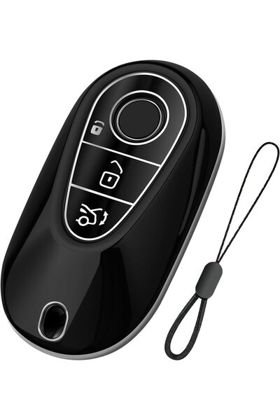 Generic حافظة مفتاح السيارة تناسب مرسيدس بنز 2020-2025 فئة S وG وE وC وS وGLC...