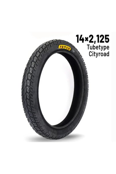 Black Cat Anvelopă 14×2,125 Tubetype Cityroad Blackcat pentru trotinetă și bi...