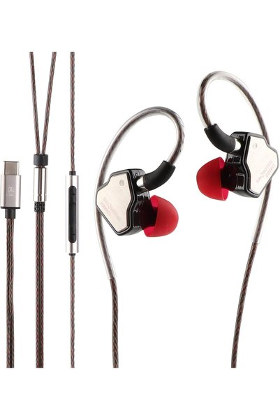 Generic سماعات أذن داخلية 7Hz Salnotes Zero HiFi بمحرك ديناميكي 10 مم مع غشاء...