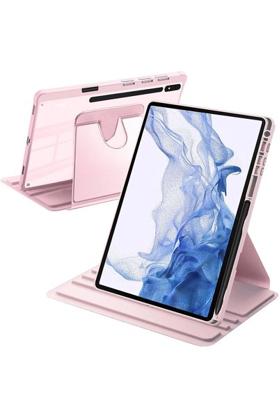 Generic حافظة لجهاز سامسونج جالاكسي تاب S7 FE/S8 بلس/S7+ مقاس 12.4 بوصة باللو...