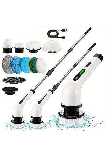 Fara brand Perie electrica rotativa pentru curatare, 9 in 1