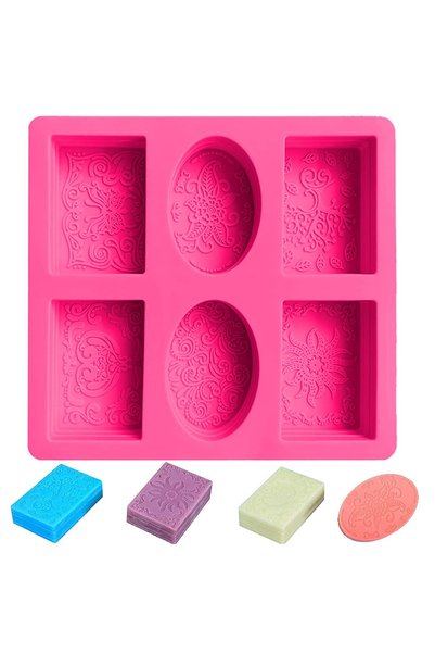 Noonedibs Matrițe de silicon 3D, matriță de fagure pentru săpunuri, matriță d...