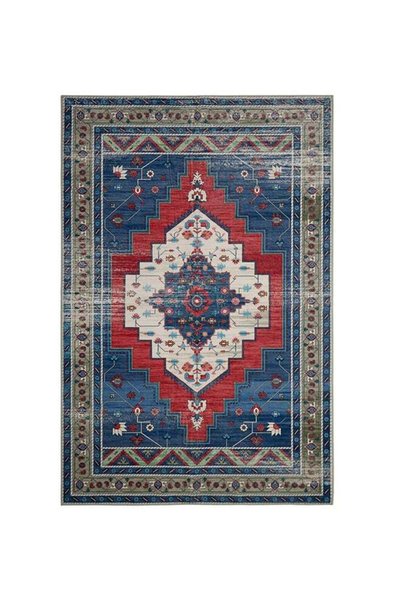 Noon East Carpet Rug Anti-Slip- Size- 153 x 214 cm - 5x7 ft | Royal He