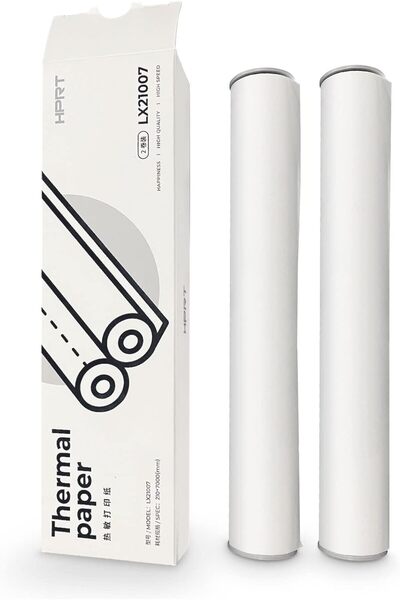 HPRT MT810 A4 Thermal Paper - 2Rolls - Compatible with MT810, Bisofice A4 Pri...