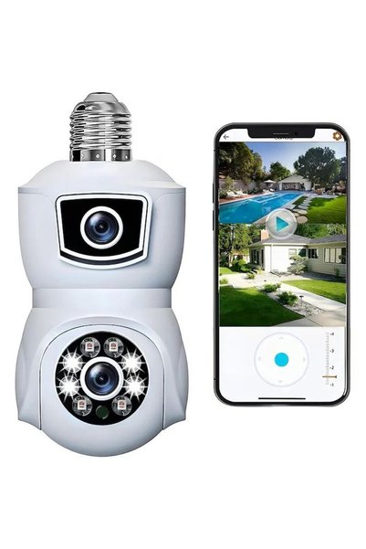Fara brand Cameră de Supraveghere Supraveghere Dual Lens (Lentilă Dublă)