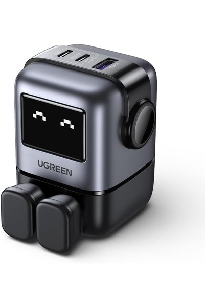 Generic شاحن USB-C بقوة 65 واط من نوع CD361 UNO، شاحن Nexode 65W GaN بثلاثة م...