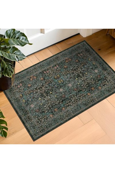 Generic Washable Entry Rug, Non-Slip Indoor Door Mat, Small Oriental Throw Ca...
