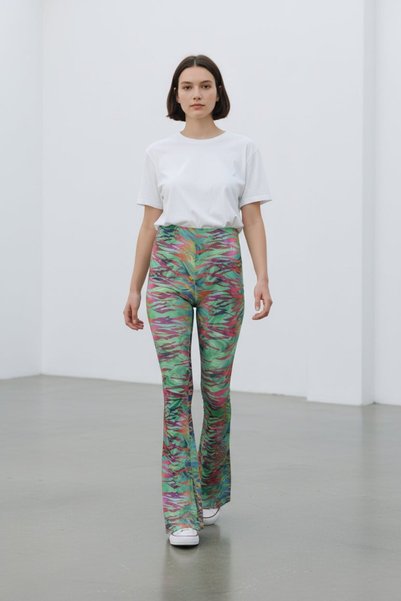 NASTY GAL Pantaloni Colanți Multicolor