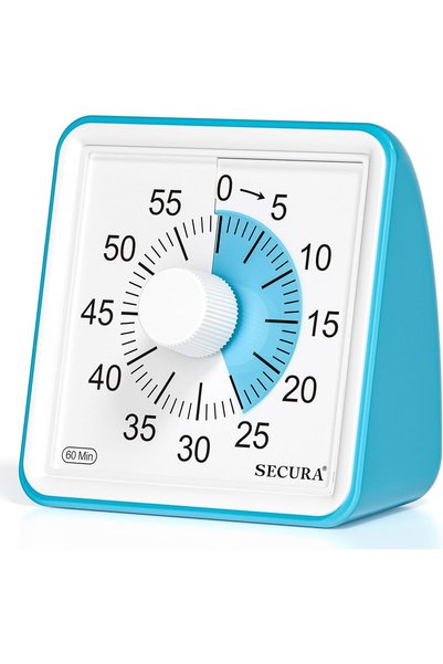Generic مؤقت مرئي لمدة 60 دقيقة، مؤقت للفصول الدراسية، مؤقت عد تنازلي للأطفال...