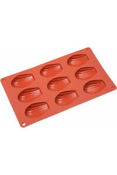 Noonedibs buc matrițe din silicon cu 9 găuri, formă de tort canelat, rezisten...