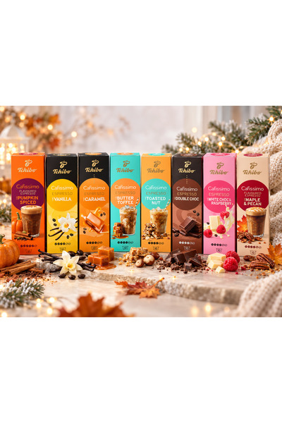Tchibo Pachet capsule cafea Cafissimo Autumn & Winter Flavours Collection, 8 ...