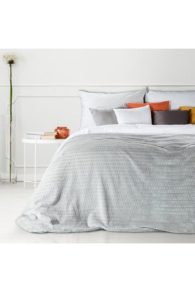 Design 91 Patura microfibra Cindy 2, argintie, 200x220cm