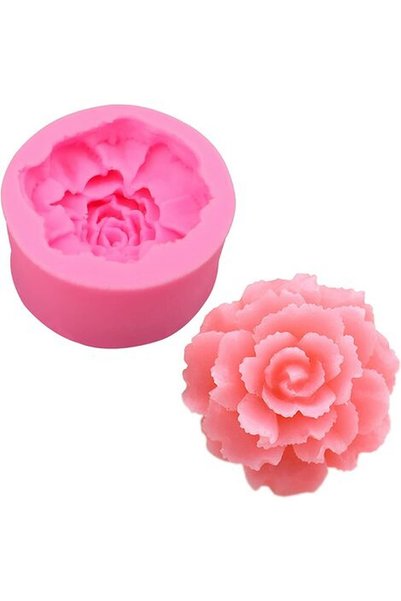 Noonedibs Mucegai silicon 3D în formă de floare pentru decorarea tortului par...