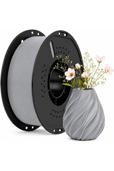 Generic PLA 3D Printer Filament 1.75mm Gray 1KG
