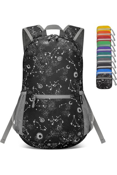 ZOMAKE 20L Lightweight Packable Backpack, Small Foldable Hiking Daypack - Poc...