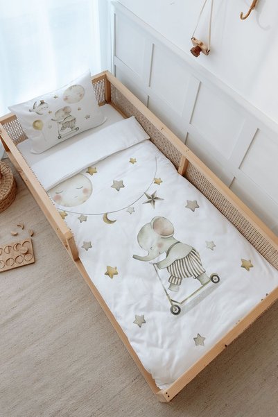 Tuğba Kuğu Single Duvet Cover and Fitted Sheet Set - Iconic Series - Filin Dr...