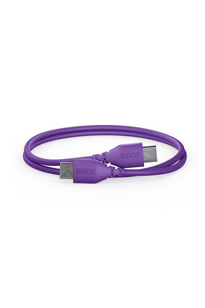 Generic كابل SC22، USB-C إلى USB-C، 30 سم، أرجواني