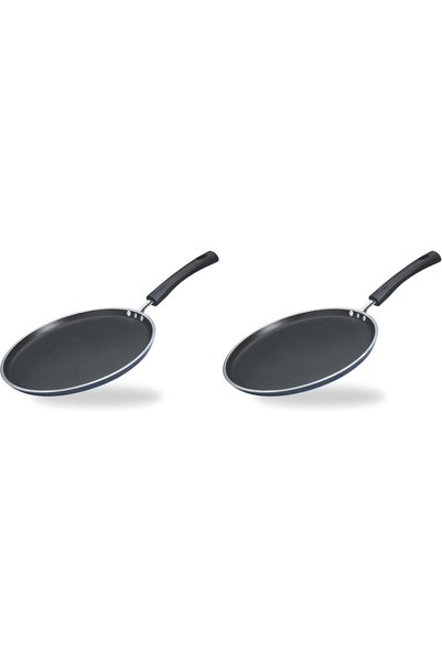 Generic مقلاة زيست غير لاصقة متعددة الاستخدامات - 25 سم (3 مم) (عبوة من قطعتين)