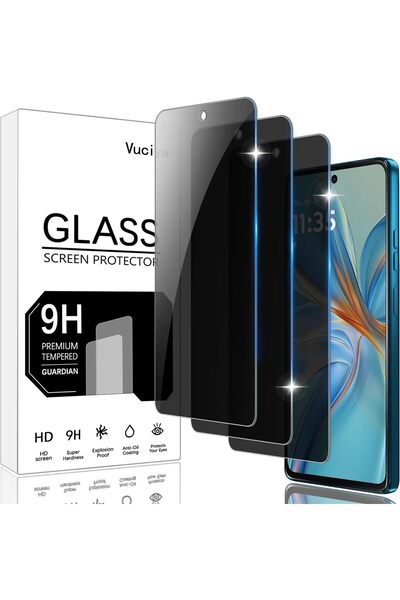 Generic 3 قطع من واقي الشاشة للخصوصية متوافق مع موتورولا موتو G15 / G15 Power...