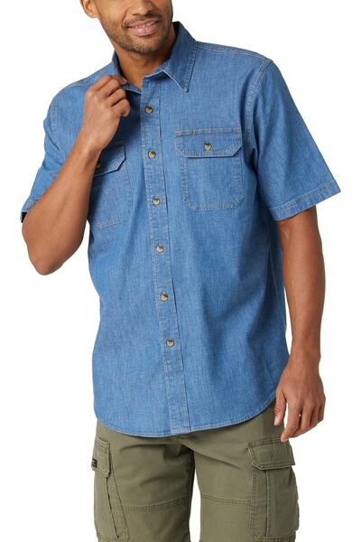 Generic Men's Short Sleeve Classic Woven Shirt