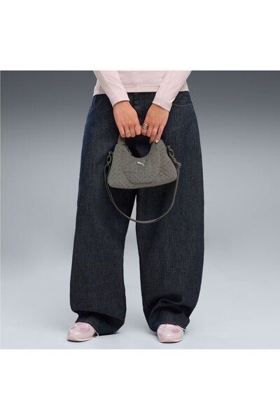 Puma Up Velvet Micro Prism Bag Mouse Gray Women's Shoulder Bag 09276401