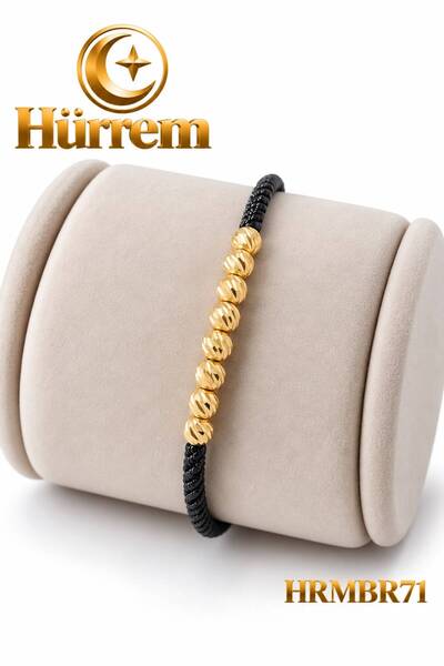 Hürrem Brățară din Aur 14K (585) și Șnur Reglabil – 0,97 gr – HRMBR71
