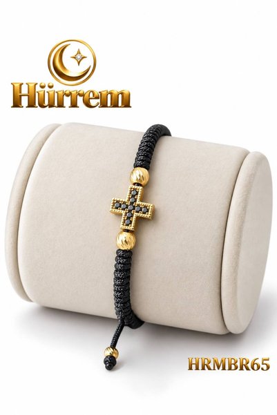 Hürrem Brățară din Aur 14K (585) și Șnur Reglabil – 1,15 gr – HRMBR65