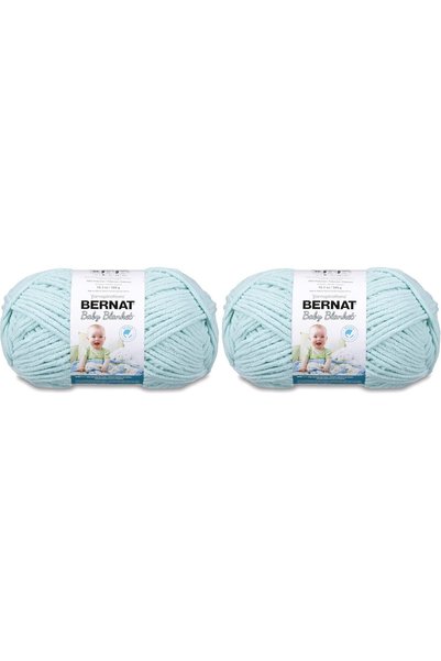 Generic BABY BLANKET BB Seafoam Yarn - 2 Pack of 10.5oz/300g - Polyester - #6...