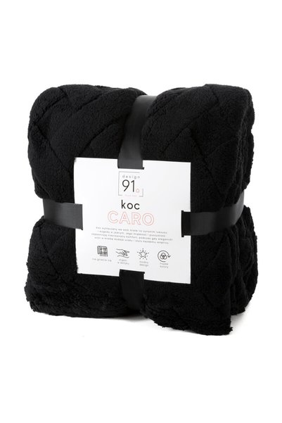 Design 91 Patura, Design 91, Microfibra, 150 x 200 cm, Negru