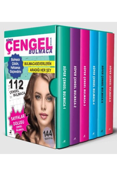 Vefa Yayınları Süper Çengel Bulmaca 6 Kitap Kutulu Set